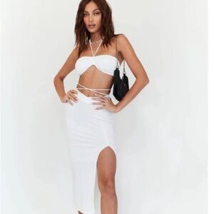 Princess Polly White Pencil Skirt